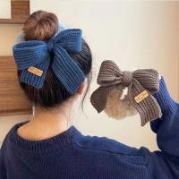 Cinta De Pelo Suave De Lana Para Niñas En Otoño E Invierno Accesorio Versátil Y Dulce Para Mujeres Cinta Elástica Para Cabello - details 0