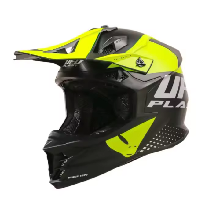 Ufo Casco Off-road Intrepid Amarillo Adulto - 1