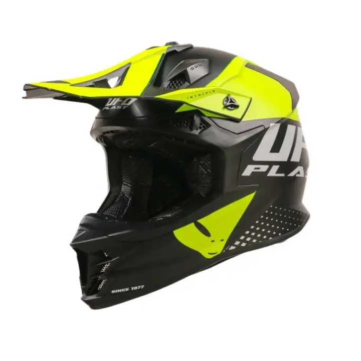 Ufo Casco Off-road Intrepid Amarillo Adulto - 1