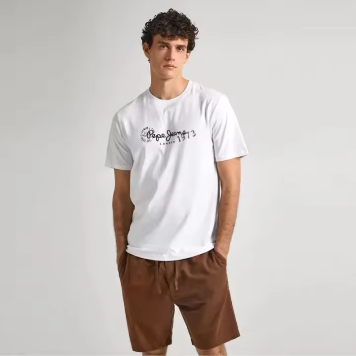Textil Sportwear marca Pepe Jeans modelo Pm509373-800 para hombre en color blanco - 1