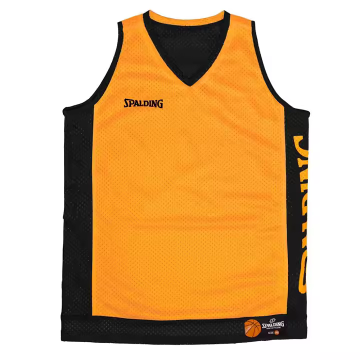 Spalding Camiseta Sin Mangas Reversible Naranja - 1