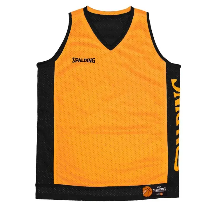 Spalding Camiseta Sin Mangas Reversible Naranja - 1
