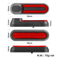 Cubierta De Rueda Reflectante Para Seguridad Nocturna Protección Del Eje Del Patinete Eléctrico Xiaomi M365 pro 2 1S Frontal Y Trasera - details 9