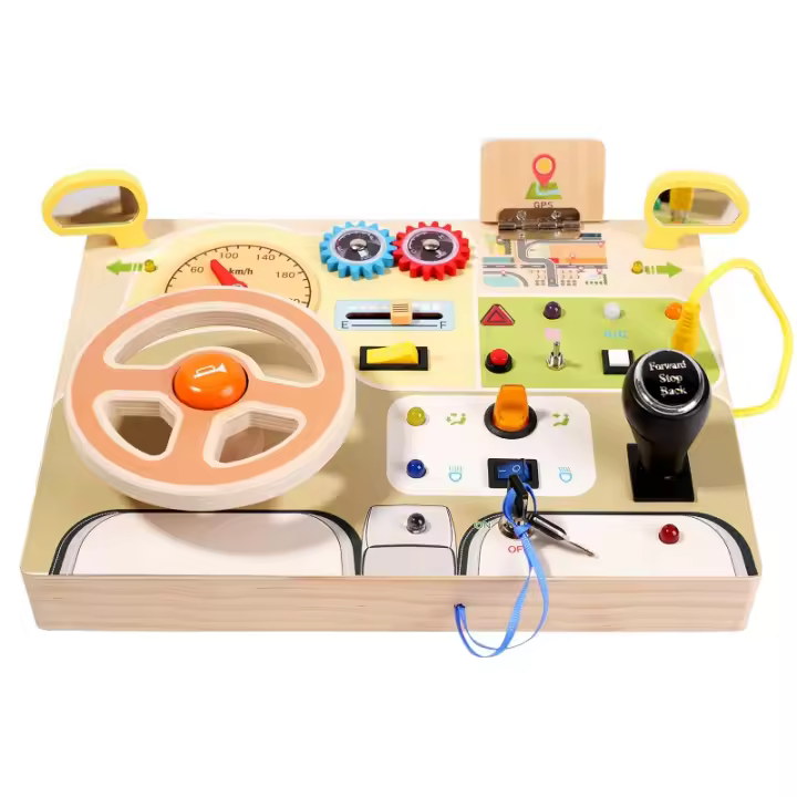 Juguetes Educativos De Madera Para Niños Simulador De Circuito Montessori Científico Interactivo Para Padres Y Niños Sensory Toys Para Niños De 3 a 12 Años - 1