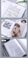 Carpeta Transparente De Colores A4 Grande Capacidad Impermeable Y Antipolvo Organizador De Documentos Para Estudiantes Soporte De Hojas De Prueba - details 9