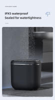 Basurero Inteligente Automático 14L Para Baño Con Sensor Largo Delgado Y Cubierta a Prueba De Agua Bin De Basura Recargable Para El Hogar - details 11