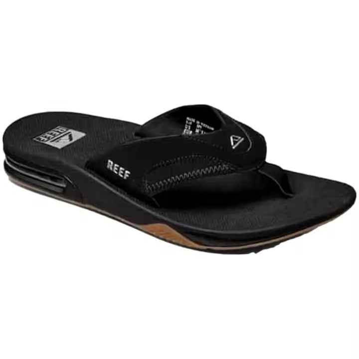 Chanclas Reef Fanning para hombre en color negro - 1