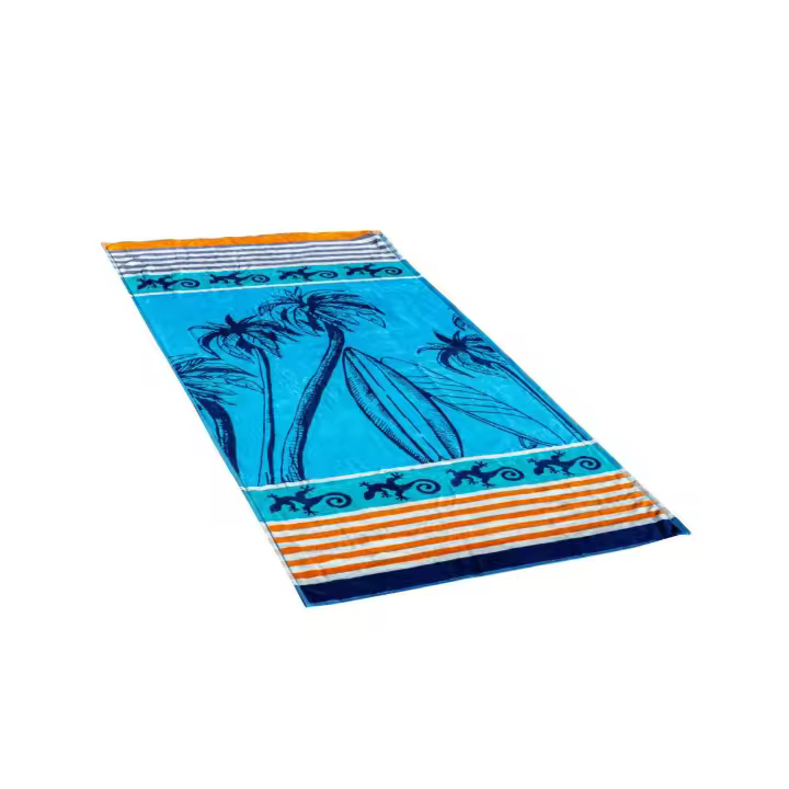 SUN & SURF Toalla de Playa Jacquard Grande 90x170 Ultra Suave Terciopelo Algodón 100% - Alta Calidad y Colores PREMIUM - 1