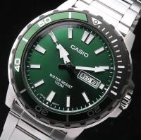 reloj deportivo buceo hombre Casio Duro Marine Monster Sports MTD-125D-3AV  45.6mm 100m WR correa de acero - details 1