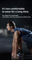 -auriculares inalámbricos con Bluetooth, cascos de conducción ósea, subwoofer estéreo resistente al agua, cómodos de llevar para nadar, bucear y correr - details 8