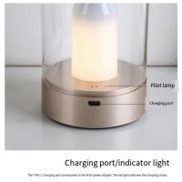 Vela LED Recargable Con Sensor De Movimiento Luz Nocturna Small Flameless Candelabra Para Decoración Del Hogar Lámpara De Ambiente - details 8