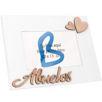 Marco de madera personalizable con foto especial regalo familia, Madre, Padre, Mamá, Papá, Abuelos, Abuelo, Abuela, Tío, Tía - details 6