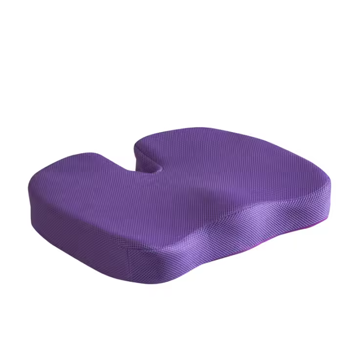Cojín De Asiento De Memoria De Algodón Para Coche Oficina Salud Y Belleza Almohadilla De Caderas Adultos Lavable a Mano - 1