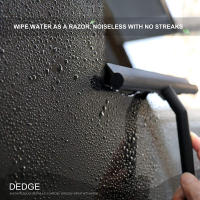 Cepillo De Ducha Para Vidrio Con Portador De Silicona Limpia Puertas De Ducha Y Espejos De Baño Material De Goma Y Plástico Herramienta De Limpieza Ecológica Para Ventanas Y Paredes De Vidrio - details 3