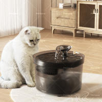 Fuente de agua para gatos, silenciosa, móvil, para mascotas, gatos y perros, artefacto alimentador de agua con circulación automática, gran capacidad - details 5