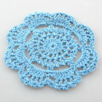 30Pcs Cojines De Mesa Redondos De Crochet Tapetes Para Vajilla Y Lámparas 10cm Eco-amigables De Poliéster Y Algodón Estilo Prairies Chic - details 5