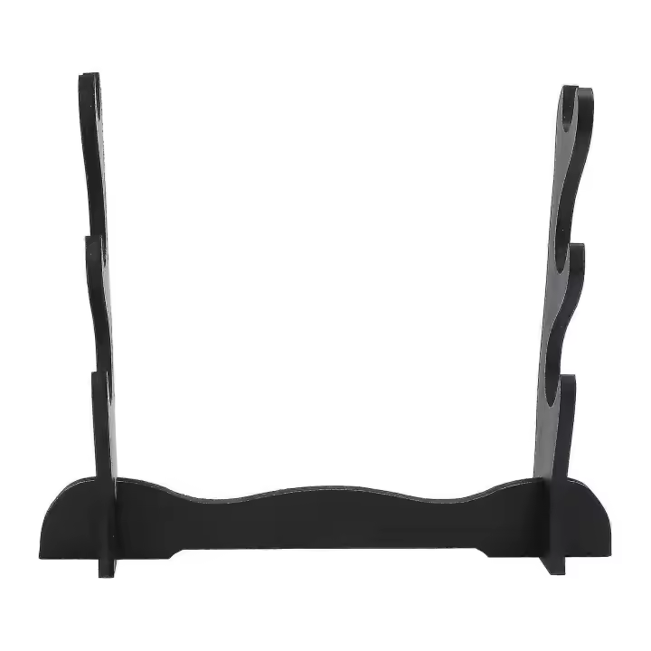 3Tier Samurai espada katana soporte rack display negro - 1