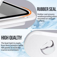 Tapa De Acceso Para Piso ABS Impermeable Y Anti-UV Antideslizante Inspección Marítima Barco Yate RV 15x11 Pulgadas - details 1