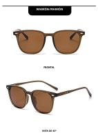 Gafas De Sol Cuadradas Ultraligeras Para Mujer Con Color Natural Y Protección UV Gafas De Moda 2025 - details 6