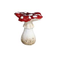 Gissed - Figura Decorativa de Hongo Rojo con Puntos Blancos, Diseño Realista para Jardín, Hogar o Eventos, Ideal para Ambientación de Espacios Naturales, Estilo Rústico y Encantador, Hecho con Material Resistente, Decoración para Interiores y Exteriores, - details 3