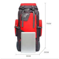 90L Mochila de senderismo ligera Mochila de trekking y resistente al agua,mochila de deporte al aire libre,bolsa de viaje para escalar,acampar,viajar，Ripstop e impermeabledetails 8