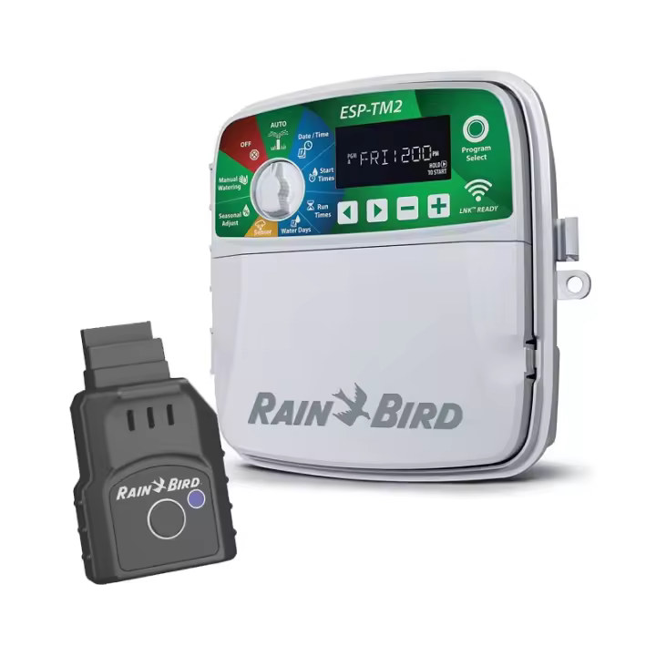 RAIN BIRD Programador de Riego Wifi ESP-TM2 8 zonas Interior Rain Bird  | Riego Automatico para Jardin | Temporizador de Riego Eléctrico - 1