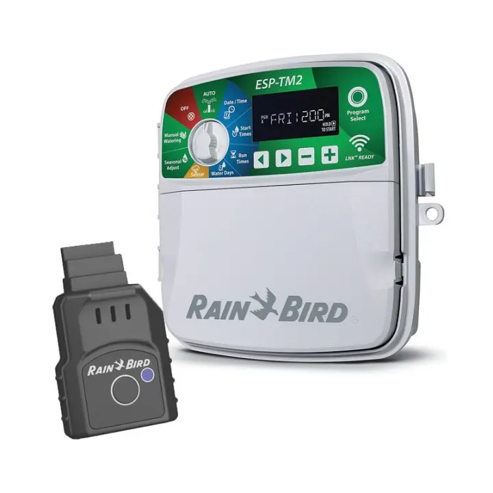 RAIN BIRD Programador de Riego Wifi ESP-TM2 8 zonas Interior Rain Bird  | Riego Automatico para Jardin | Temporizador de Riego Eléctrico - 1