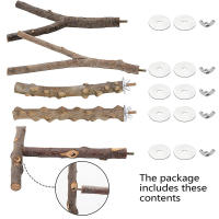 Accesorios Para Jaula De Pájaros Parrot Perch: Ramas De Madera Para Pájaros Juguetes Para Pájaros Escaleras Para Pájaros - details 2