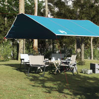 vidaXL Lona de camping impermeable 420x440 cm lona impermeable Color Azul,  Gris,  Verde y mas - details 0