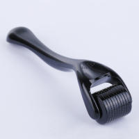 Rodillo De Acero Inoxidable Para Cuidado De La Piel Negro Con 540 Agujas Microneedle 0.25 0.3mm Para Cuidado Facial Y Corporal Crecimiento De Cabello - details 4