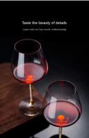 Juego De 2 Cristales De Lujo Para Vino Tinto Y Champán Vidrio Transparente Ecológico Para Fiestas Y Uso Diario - details 4