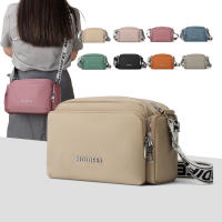 Bolso Bandolera Para Mujer Con Varios Cremalleras Y Correa Ajustable Bolso De Hombro Estilo Casual Material De Nylon - details 0