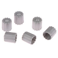 10 Pcs Tapones De Válvula De Neumático Para Coche Nylon Cubiertas De Polvo Con Sellador Accesorios Gris Para Auto Bicicleta - details 3