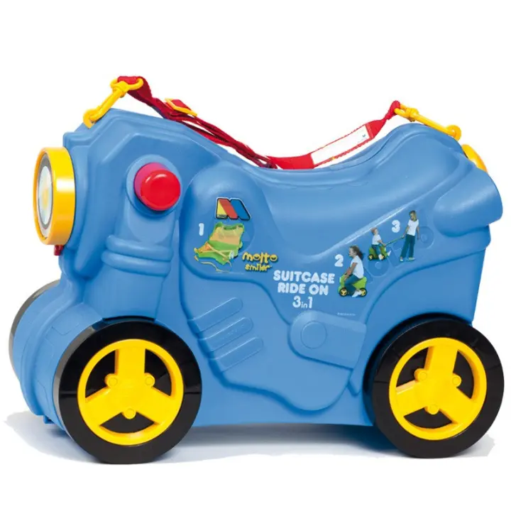 MOLTO Maleta correpasillos Molto Smiler Moto Azul - 1