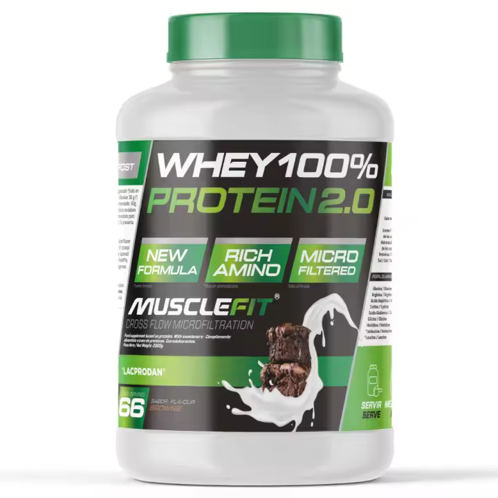 Whey 100% Protein 2000g - MuscleFit│MUSCLECULT Rincón  Concentrado de Proteína para Creación de Músculo - 1