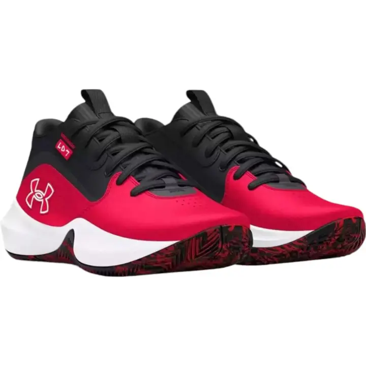 Zapatillas Under Armour Gs Lockdown 7 Rojo 3028513-600 Baloncesto Niño Niña - 1