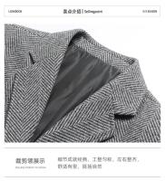 Chaleco De Negocios Para Hombre Estilo Coreano Británico Moda Casual Slim Solid Color Para Bodas Y Trabajo Cierre Único - details 5