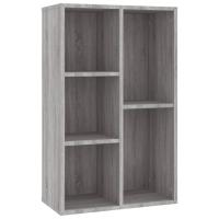 vidaXL Estantería/Aparador madera contrachapada 50x25x80cm Blanco, Negro, Roble Sonoma Mueble Almacenaje Estantería para Oficina, Estudio, Dormitorio Estantería/Librería/ mueble de Almacenamiento - details 7