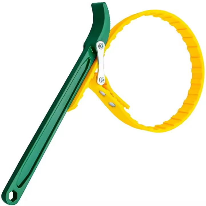 Llave de Correa ajustable, Llave de filtro de aceite, Llave De Correa de multición Filter, herramienta de extracción de mango de 30 cm para - 1