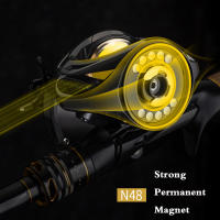 Carrete De Pesca Ultra Ligero Para Mar Y Río Fuerza De Frenado Máxima De 16Kg Con Doble Rocker Para Barco Y Pesca Con Señuelo - details 1