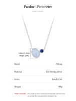 Zenyth-Conjunto de joyería de ópalo de Plata de Ley 925 de lujo, regalo perfecto para Vacaciones o Aniversario de Mujer - details 3