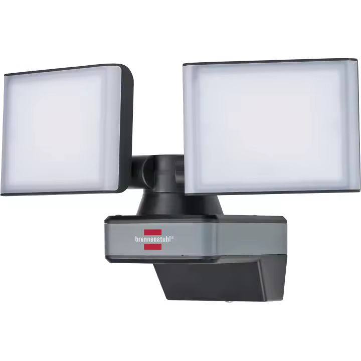 Brennenstuhl-1179060000-Foco LED doble de pared WF con protección IP54 y control con app via WIFI - 1
