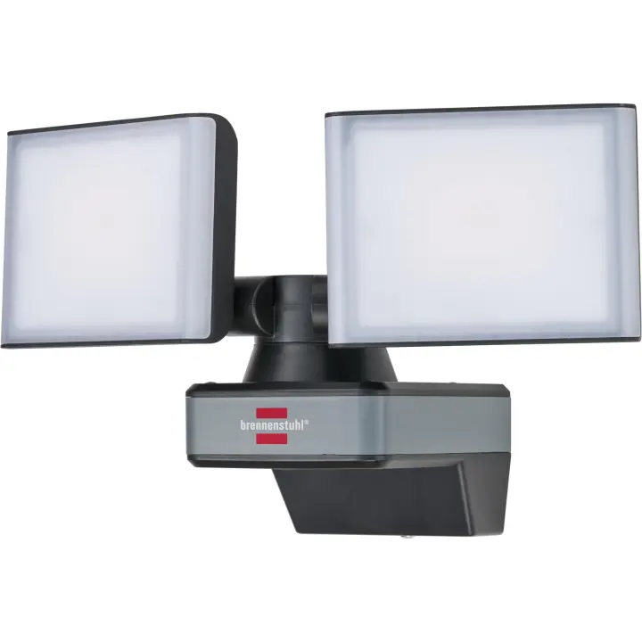 Brennenstuhl-1179060000-Foco LED doble de pared WF con protección IP54 y control con app via WIFI - 1