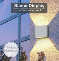 Lámpara De Pared Impermeable LED Moderna Para Exteriores Y Interiores Iluminación Minimalista Para Dormitorio Balcón Porche Jardín Decorativa - details 0