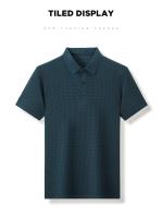 Camiseta De Polo Corta Para Hombre Verano Motocicleta Seda Helada Transpirable Moda Negocios Marca Ropa Sin Capucha Material Poliéster Y Algodón - details 23