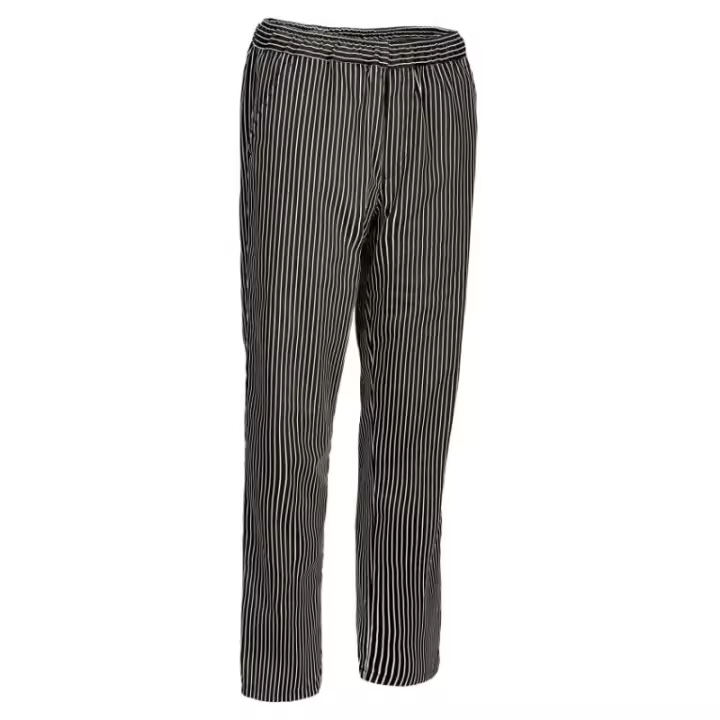Pantalón de cocina con estampados elegantes y goma en la cintura VALENTO SIRLOIN - 1