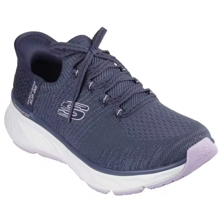SKECHERS 150470 Zapatillas casual de mujer azul marino y malva slip ins 525 - 1