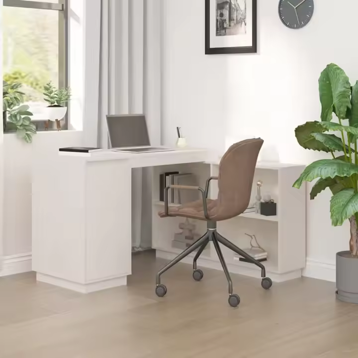 Escorio Blanco 110x50x75 cm en Madera de Pino - 1