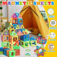 Juego De Bloques Magnéticos Para Niños Y Niñas Set De Construcción Educativo Para Bebés Juguete DIY Montessori Regalos - details 4