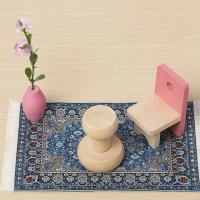 Carpetilla De Muñeca a Escala 1:12 Estilo Turco Miniatura Tejida Alfombra Decorativa Para Casa De Juguetes Accesorios De Muñecas Tamaño 10x17cm 10x15cm - details 17